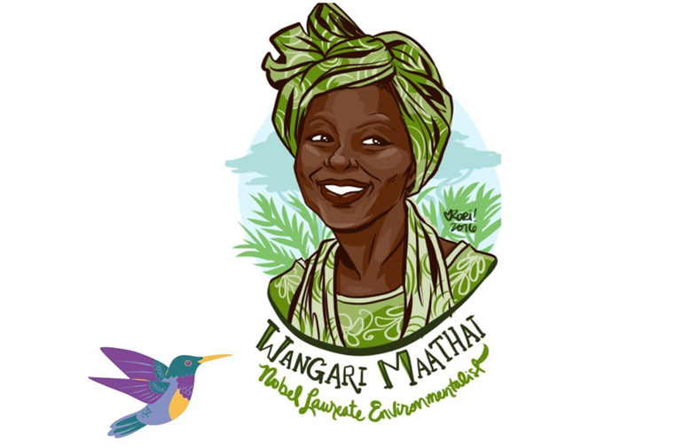 Wangari Maathai, primera mujer africana ganadora del Premio Nobel de la Paz  — escalalab